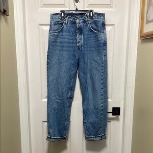 Zara | Blue | Relaxed | Button-fly | HighWaisted | Denim | Jeans | Size 31